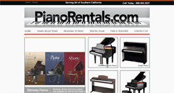 Desktop Screenshot of pianorentals.com
